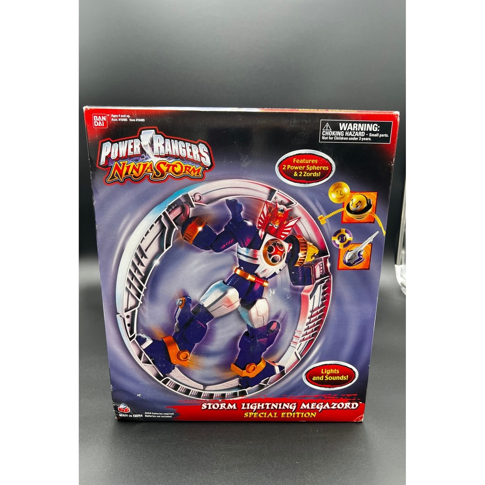 Power Rangers Ninja Storm Special Edition Storm Lightning Megazord Bandai 10489